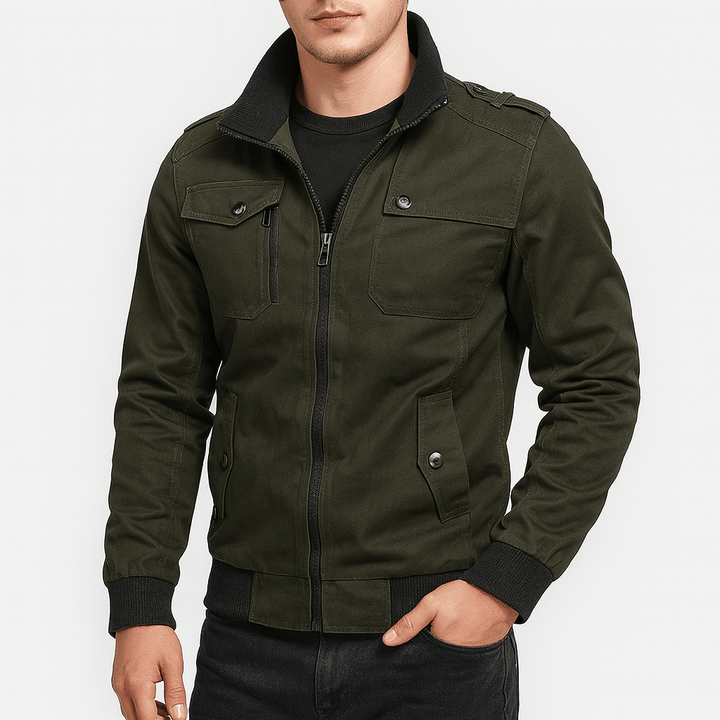 Mens Bomber Jacket Utility Style - BritishMode