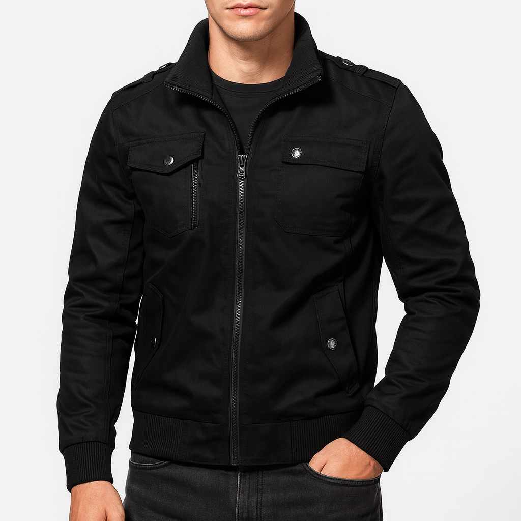 Mens Bomber Jacket Utility Style