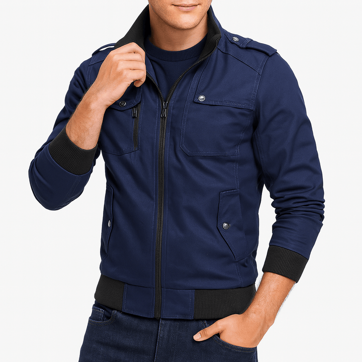 Mens Bomber Jacket Utility Style