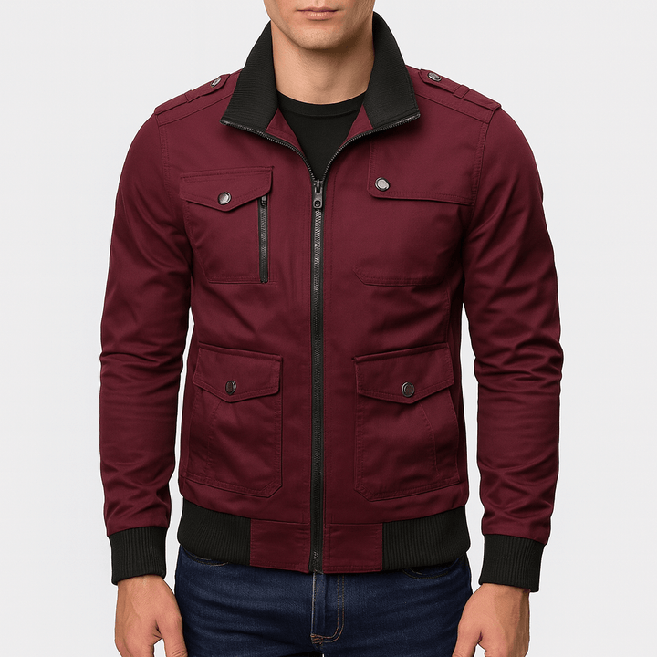 Mens Bomber Jacket Utility Style