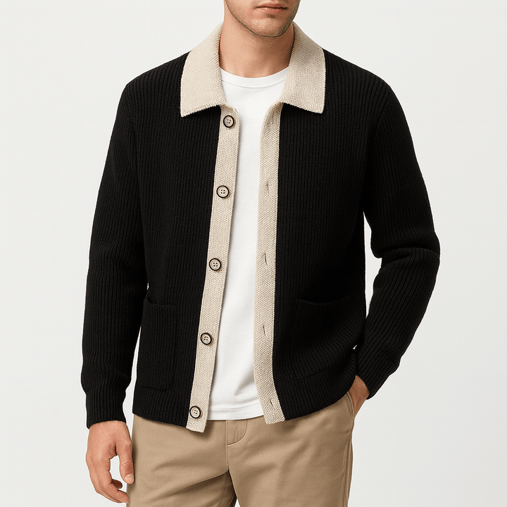 Unisex Waffle Knit Jacket Relaxed Fit