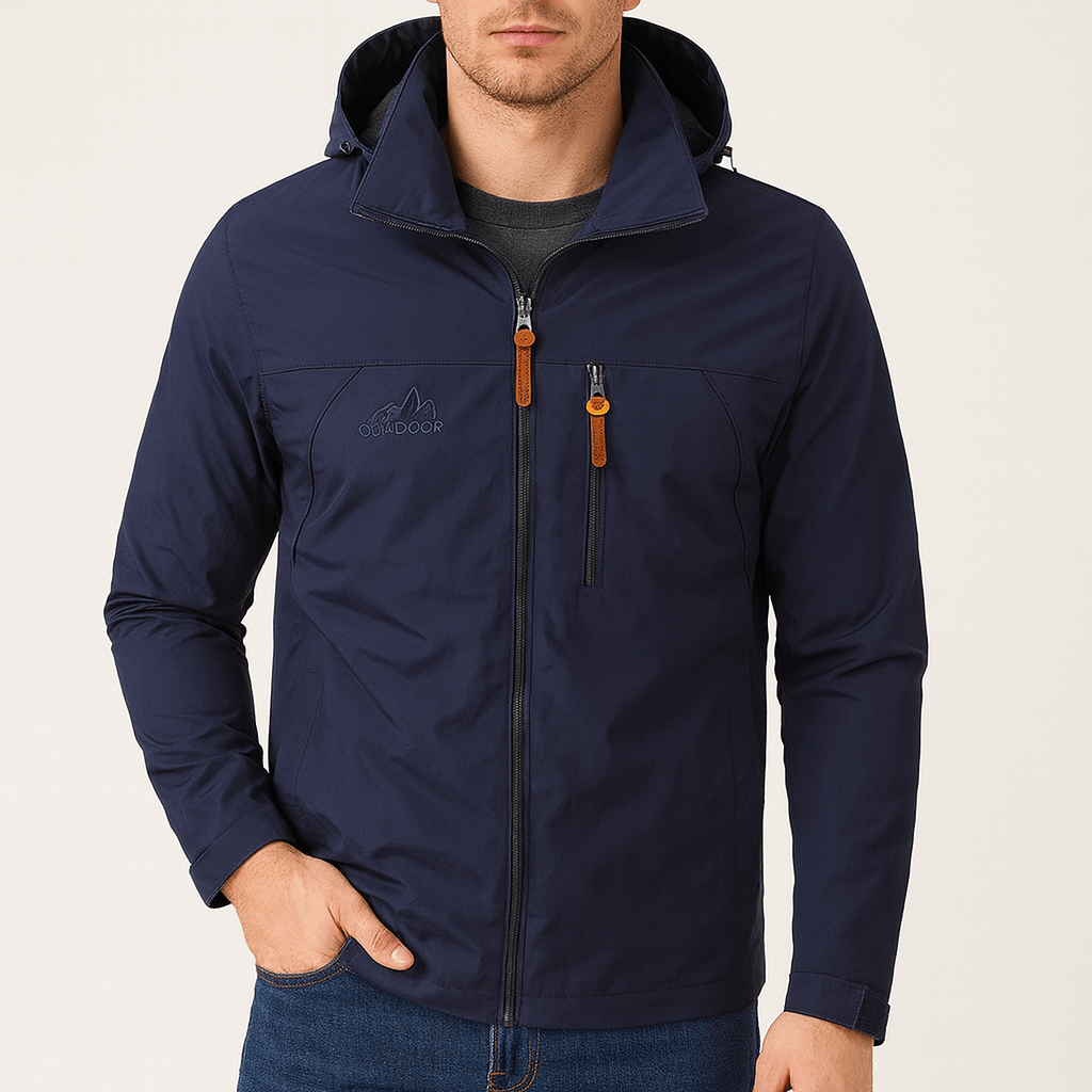 Unisex Waterproof Rain Jacket with Hood