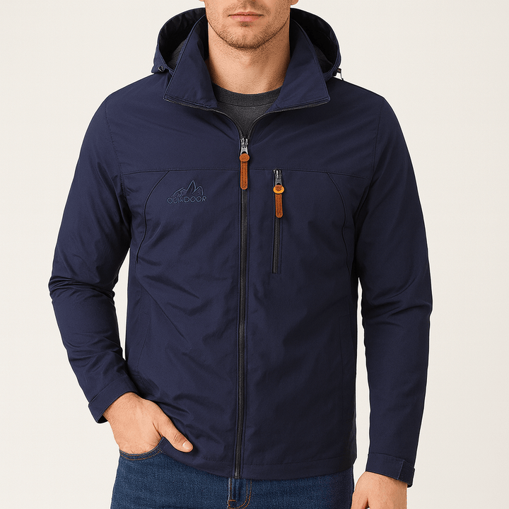 Unisex Waterproof Rain Jacket with Hood