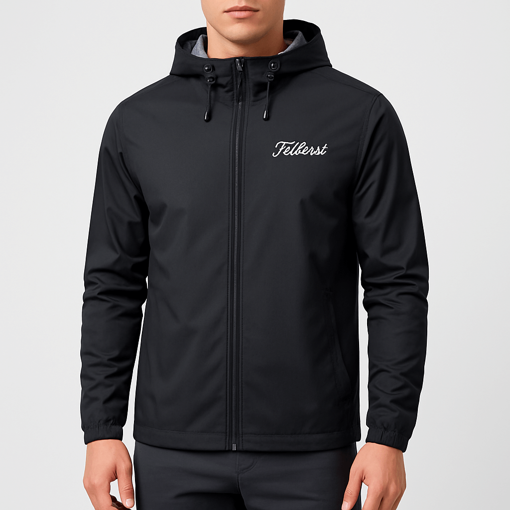 Unisex Hooded Jacket Windproof Lightweight Fit - BritishMode