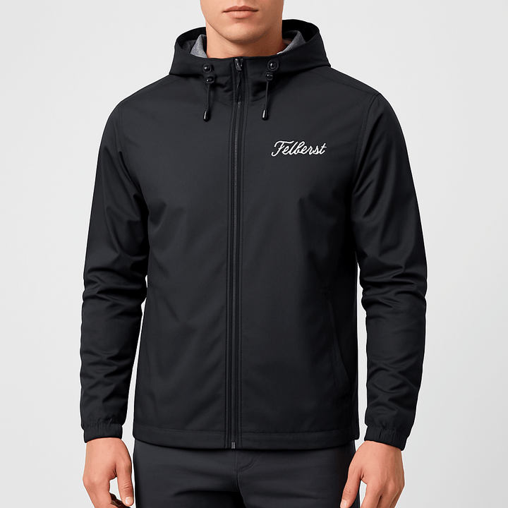 Unisex Hooded Jacket Windproof Lightweight Fit - BritishMode