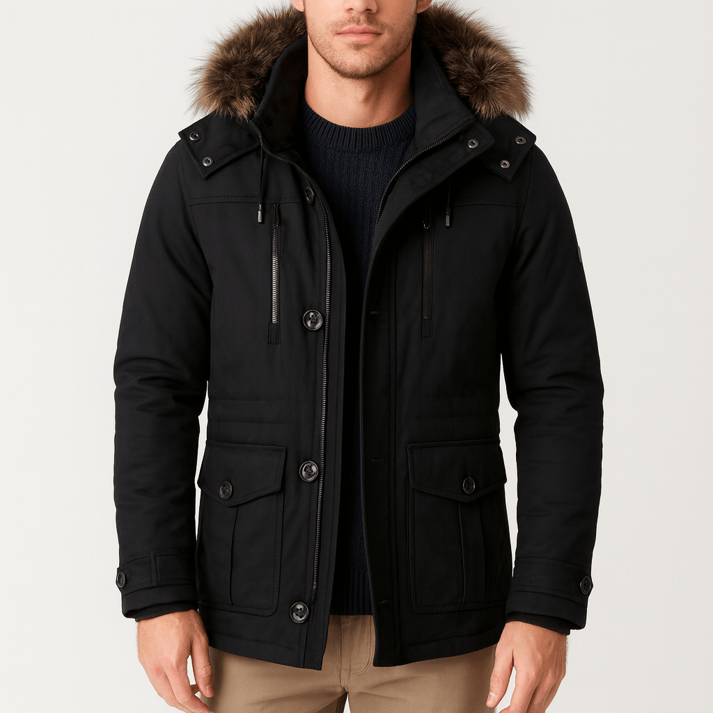 Unisex Winter Parka Jacket Insulated Warm Fit - BritishMode