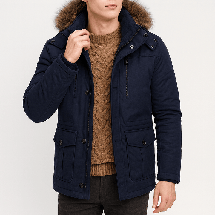 Unisex Winter Parka Jacket Insulated Warm Fit