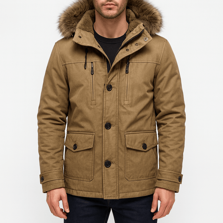 Unisex Winter Parka Jacket Insulated Warm Fit