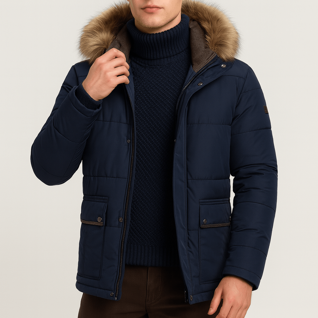 Unisex Puffer Jacket Insulated Warm Fit - BritishMode