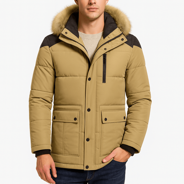 Unisex Puffer Jacket Insulated Warm Fit