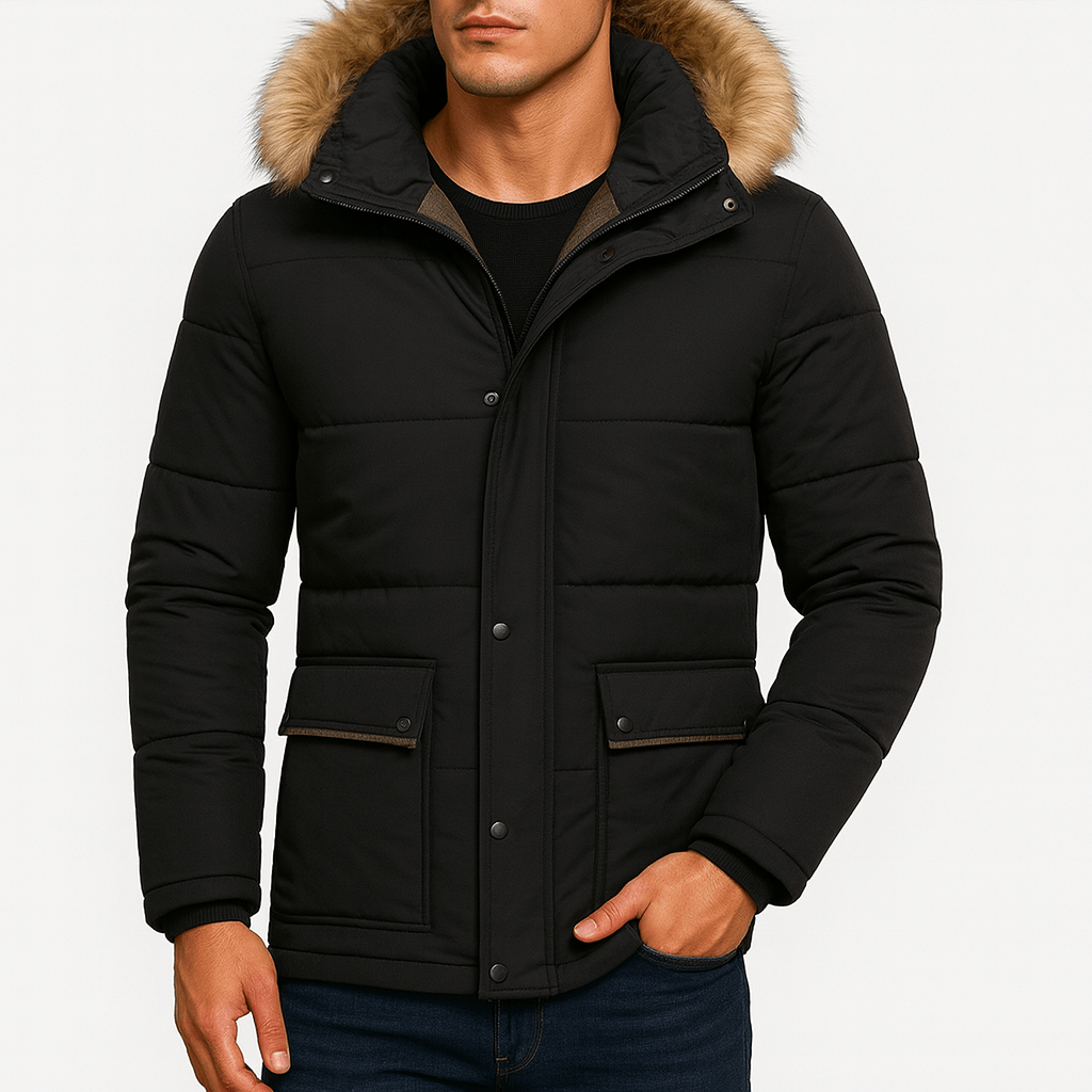 Unisex Puffer Jacket Insulated Warm Fit