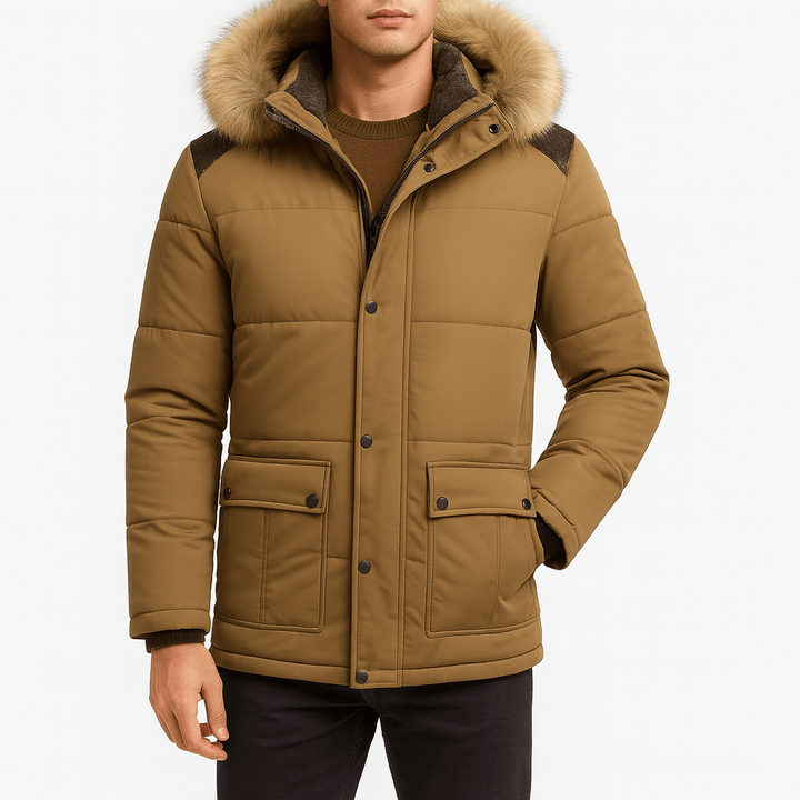 Unisex Puffer Jacket Insulated Warm Fit