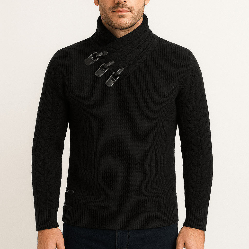 Unisex Pullover Sweater Wool Blend Regular Fit