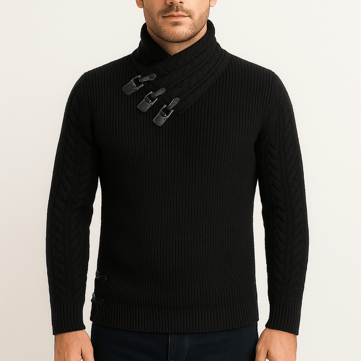 Unisex Pullover Sweater Wool Blend Regular Fit