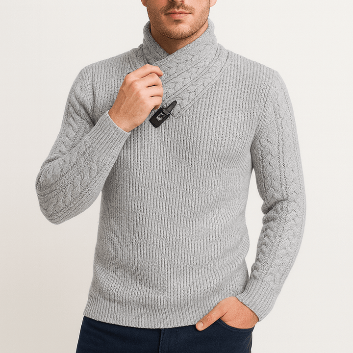 Unisex Pullover Sweater Wool Blend Regular Fit