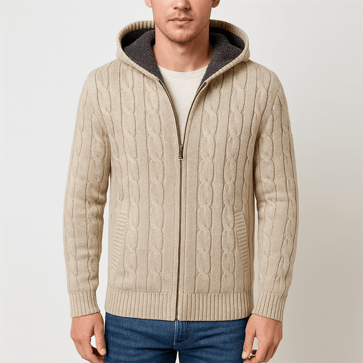 Unisex Wool Hooded Sweater Relaxed Fit - BritishMode