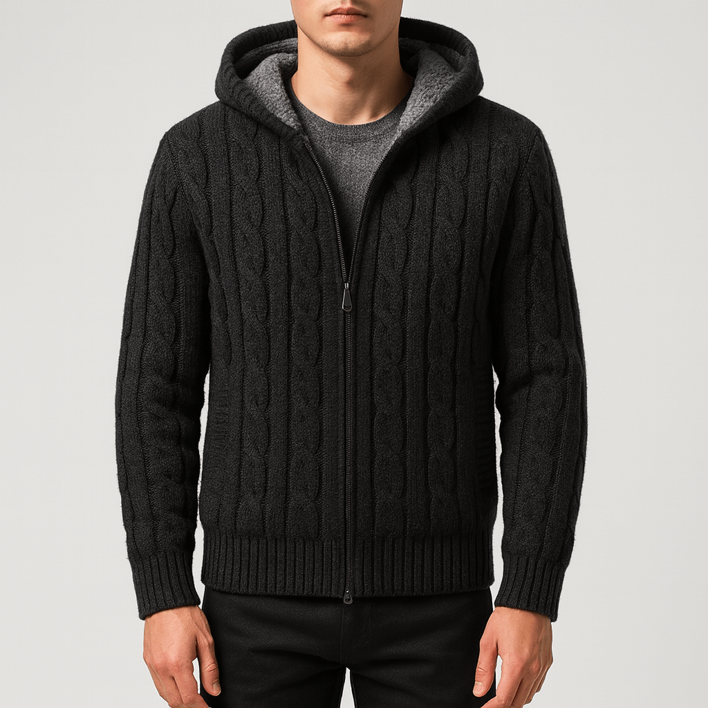 Unisex Wool Hooded Sweater Relaxed Fit