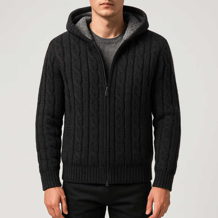Unisex Wool Hooded Sweater Relaxed Fit