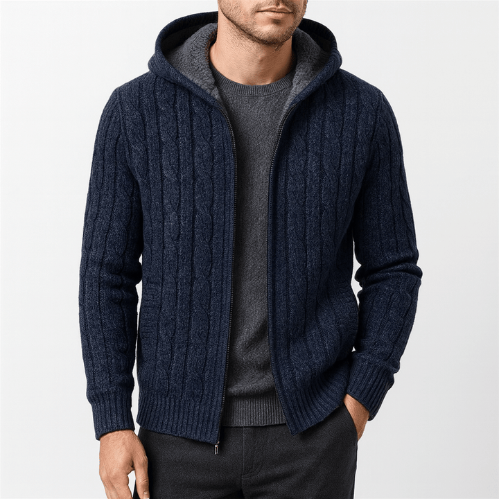Unisex Wool Hooded Sweater Relaxed Fit