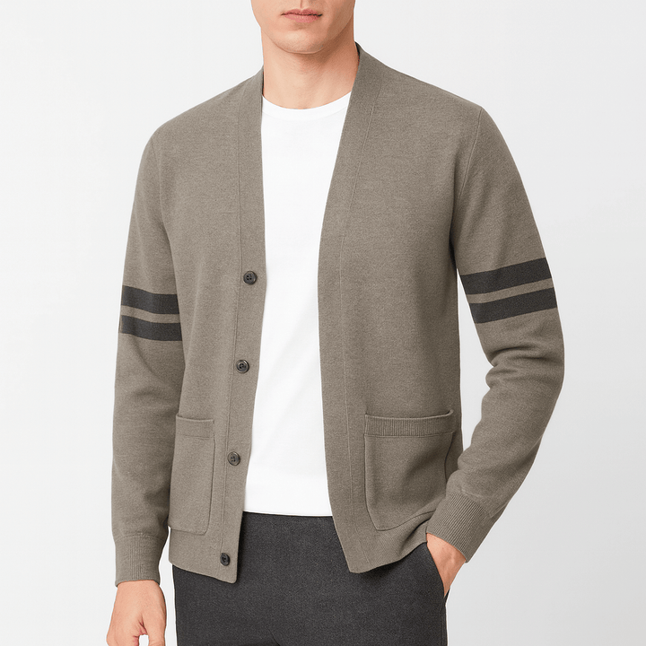 Womens Wool Knit Cardigan Relaxed Fit - BritishMode