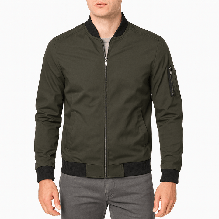 Unisex Bomber Jacket with Zip Pockets