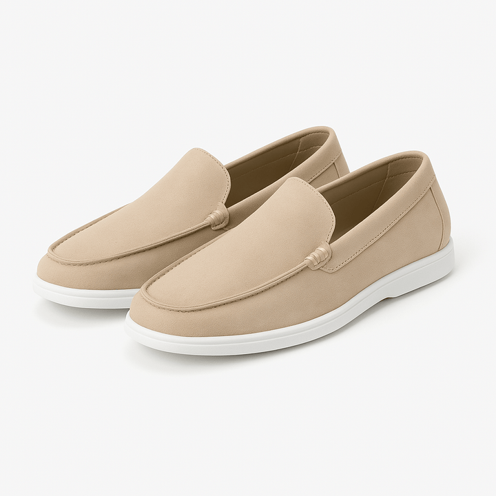 Mens Slip-On Loafers Suede Casual Fit - BritishMode