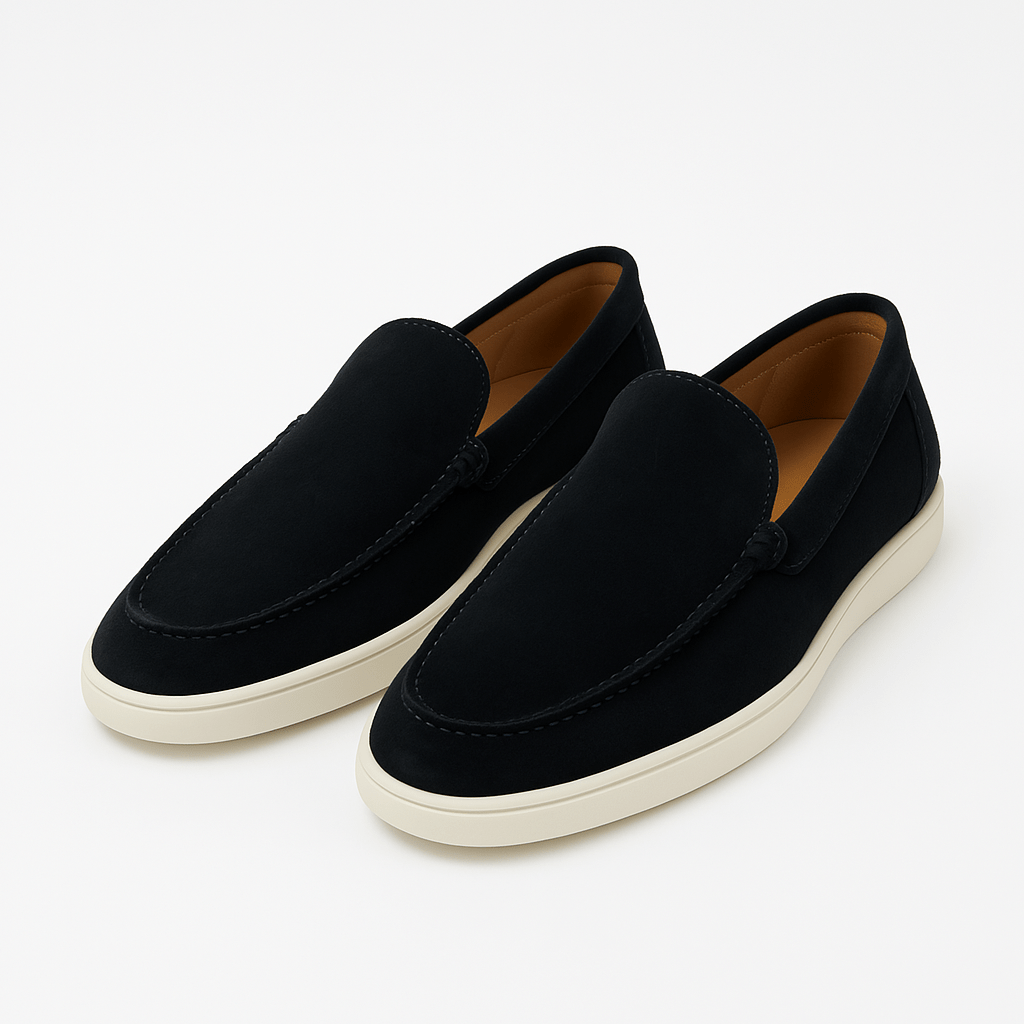 Mens Slip-On Loafers Suede Casual Fit