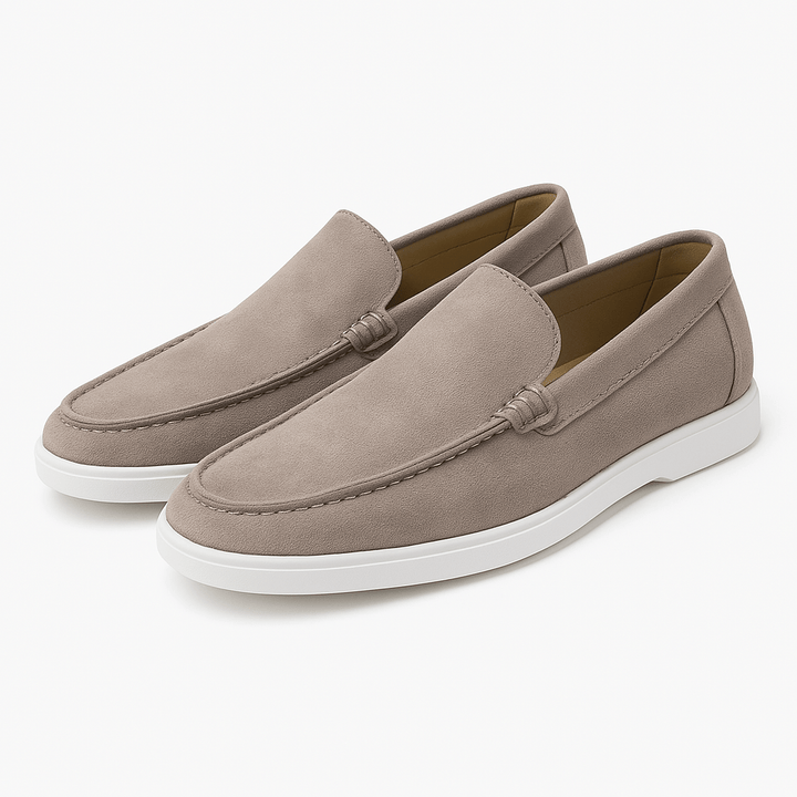 Mens Slip-On Loafers Suede Casual Fit