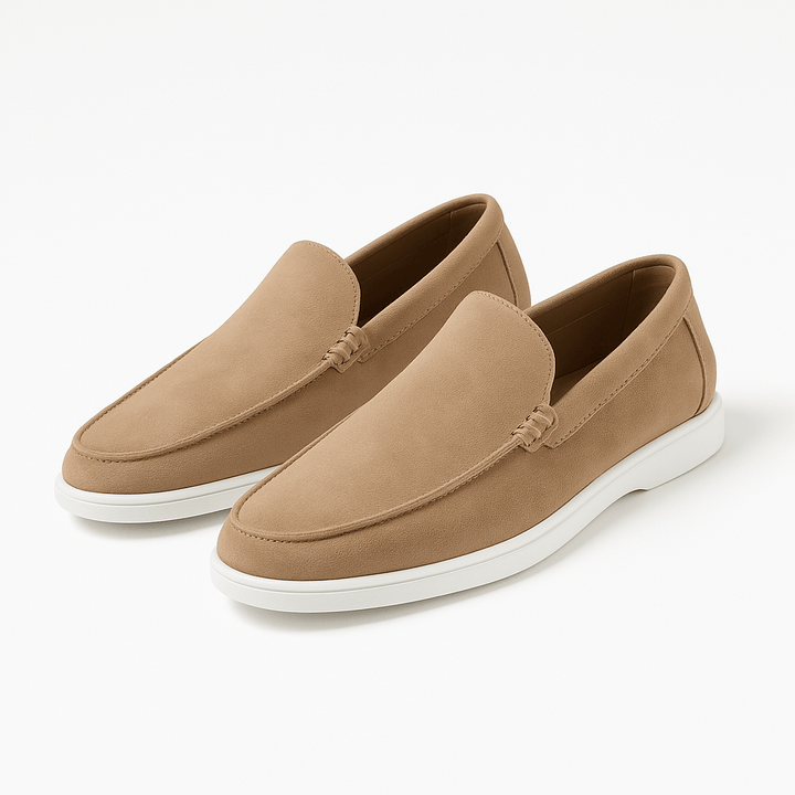 Mens Slip-On Loafers Suede Casual Fit