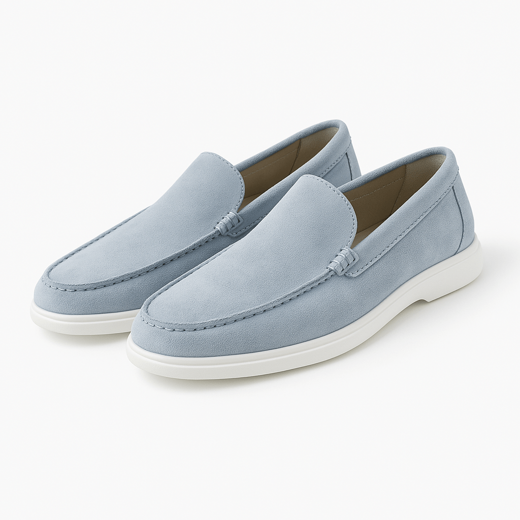 Mens Slip-On Loafers Suede Casual Fit