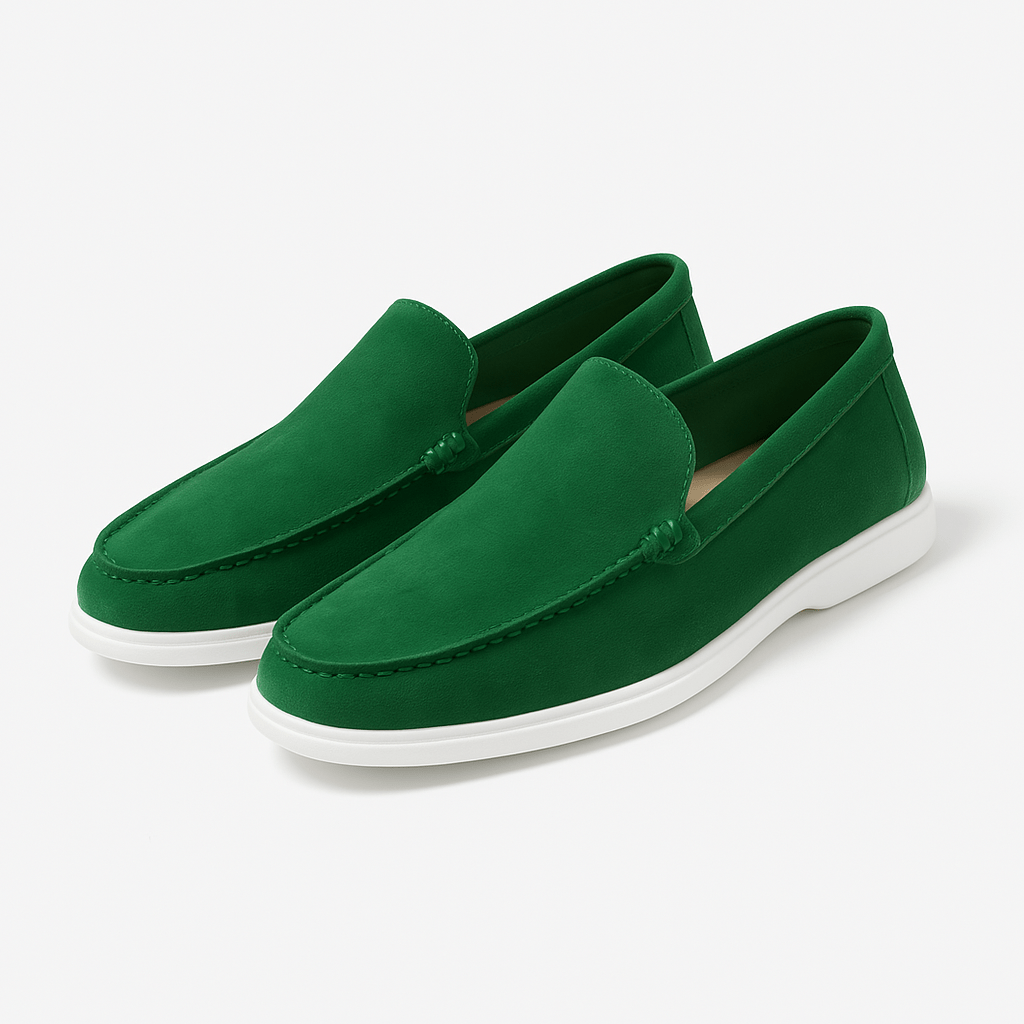 Mens Slip-On Loafers Suede Casual Fit