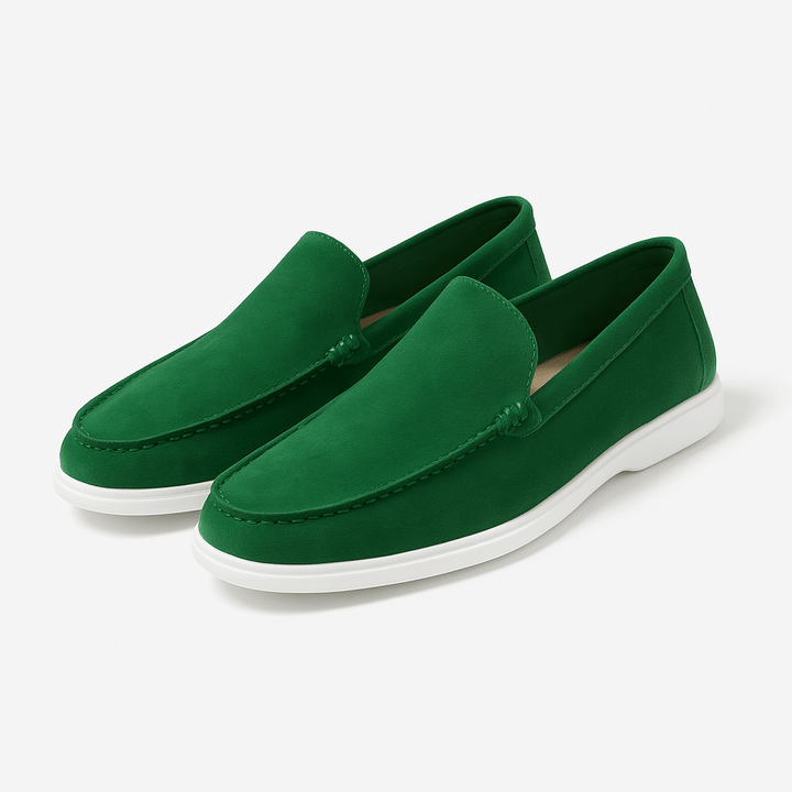 Mens Slip-On Loafers Suede Casual Fit
