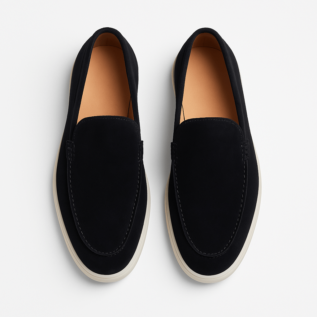 Mens Slip-On Loafers Suede Casual Fit