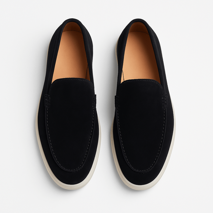Mens Slip-On Loafers Suede Casual Fit