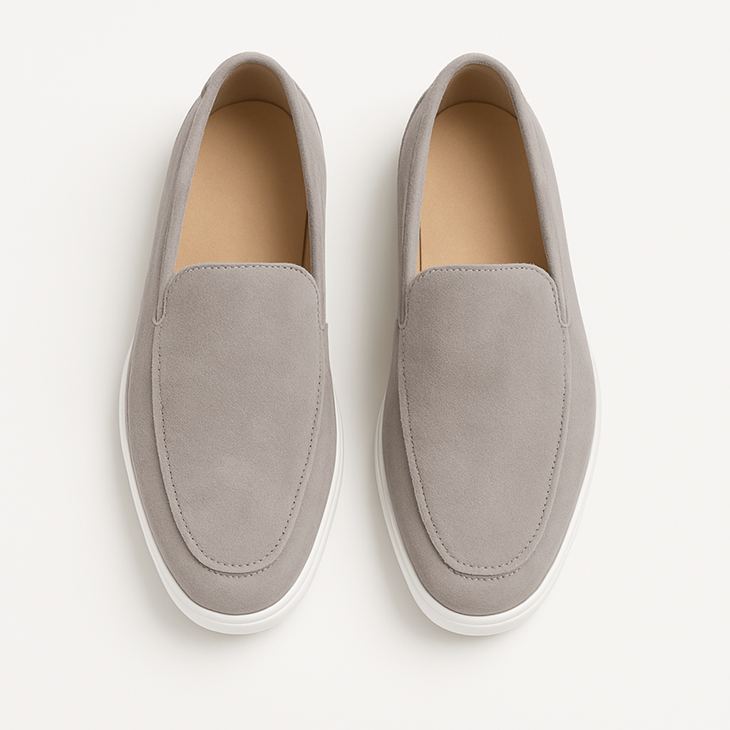 Mens Slip-On Loafers Suede Casual Fit