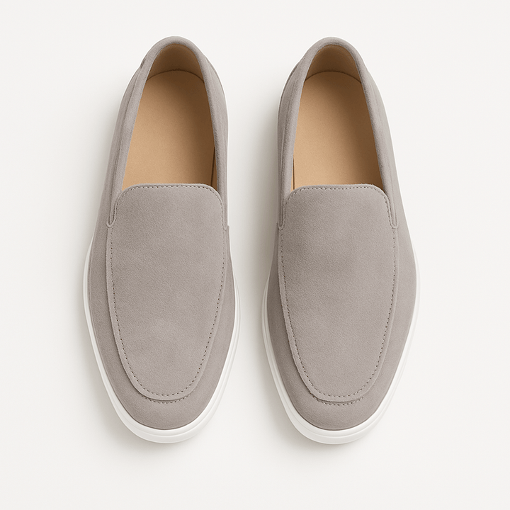 Mens Slip-On Loafers Suede Casual Fit