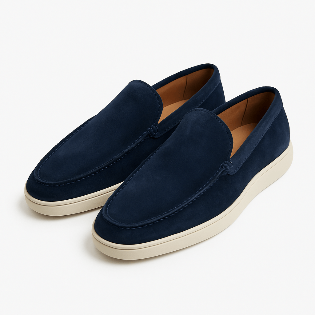Mens Slip-On Loafers Suede Casual Fit