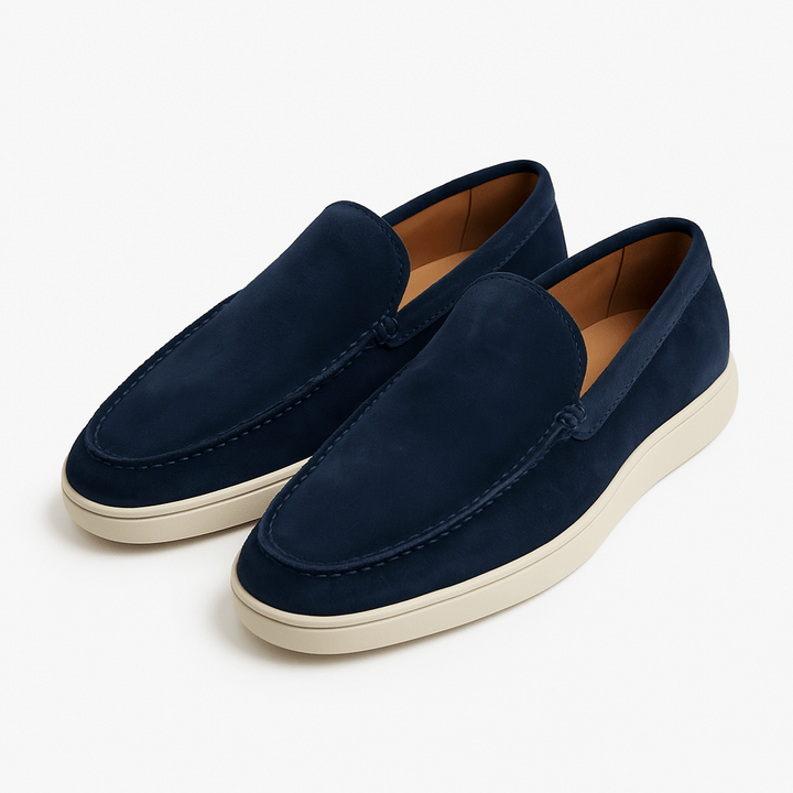 Mens Slip-On Loafers Suede Casual Fit