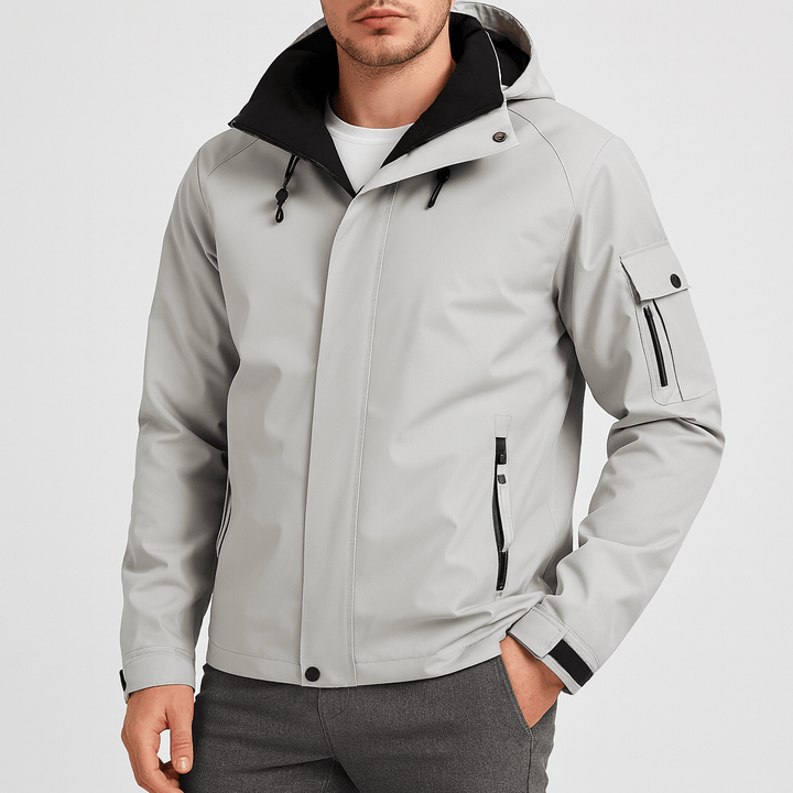 Mens Waterproof Softshell Jacket with Hood