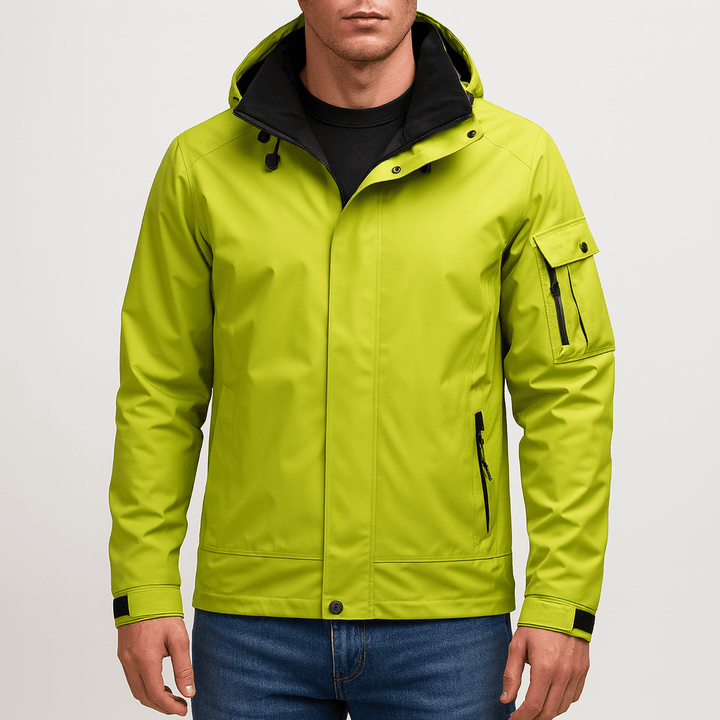 Mens Waterproof Softshell Jacket with Hood