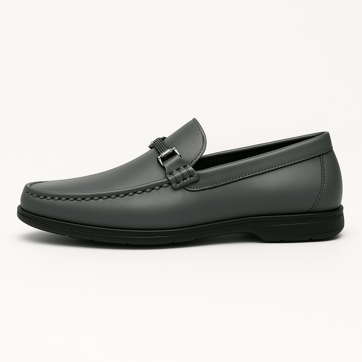Mens Leather Slip-On Shoes Comfortable Fit