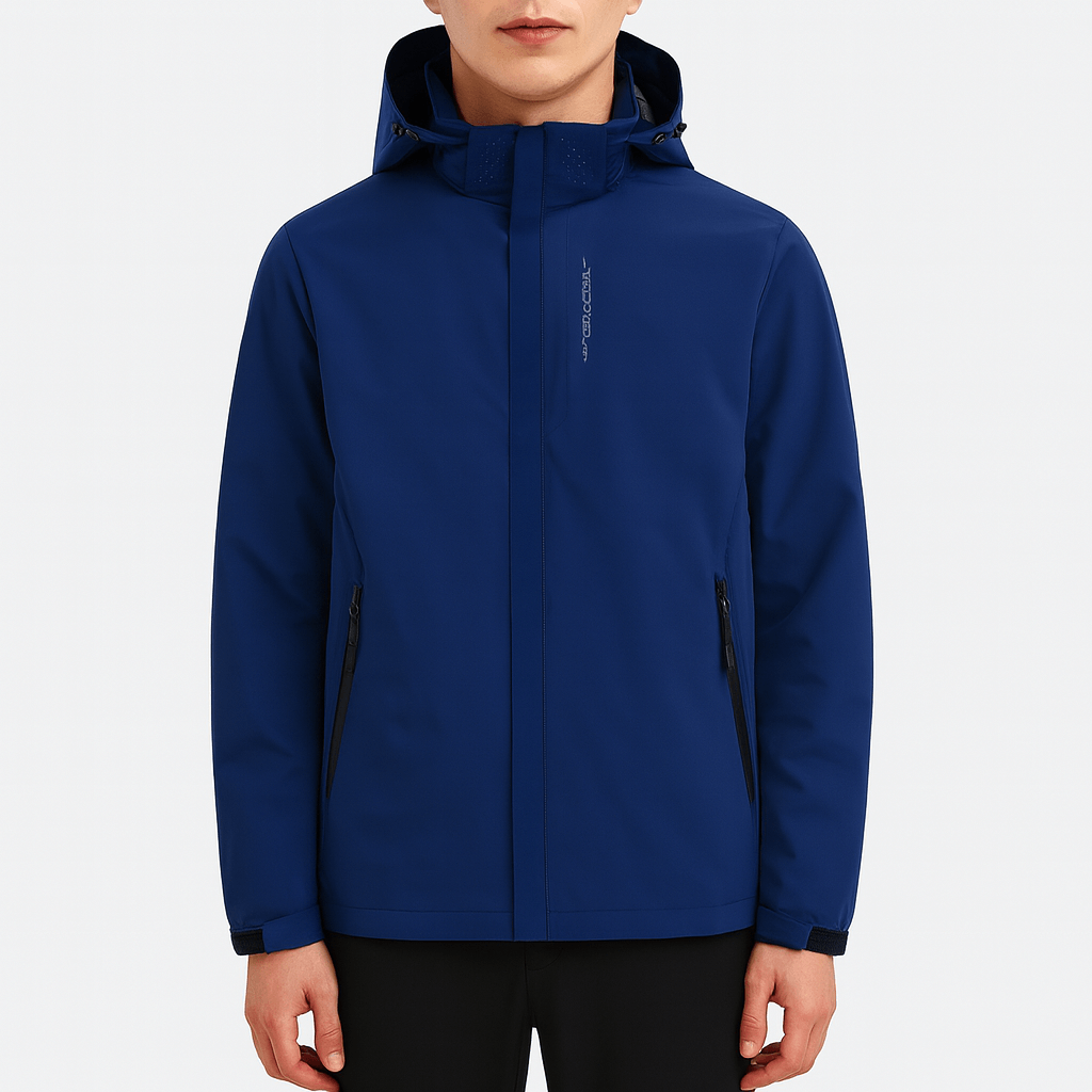 Mens Rain Shell Jacket Waterproof Lightweight - BritishMode