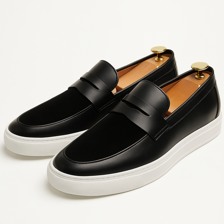 Mens Loafers Genuine Leather Classic Fit - BritishMode