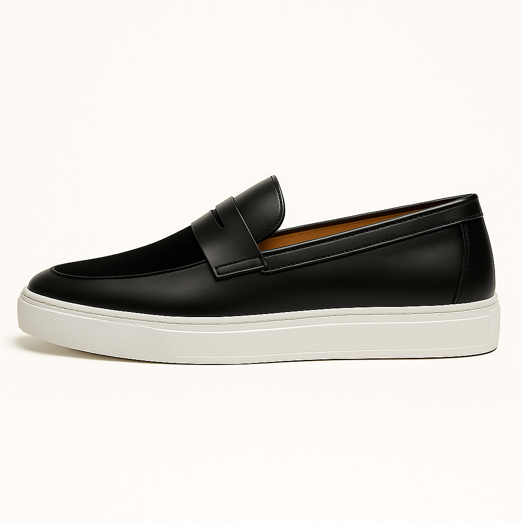 Mens Loafers Genuine Leather Classic Fit