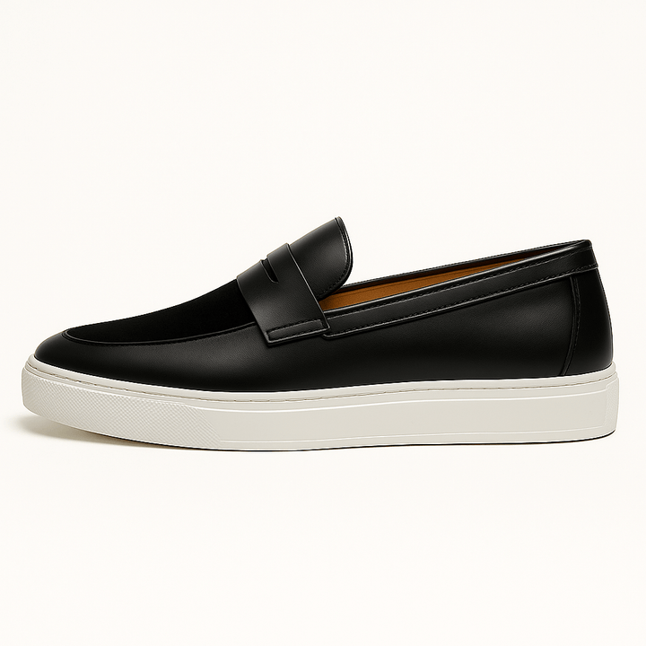 Mens Loafers Genuine Leather Classic Fit