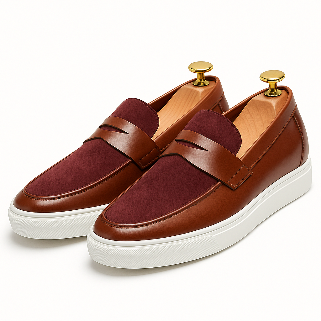 Mens Loafers Genuine Leather Classic Fit