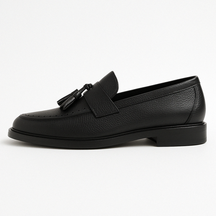 Mens Leather Oxford Loafers Classic Fit