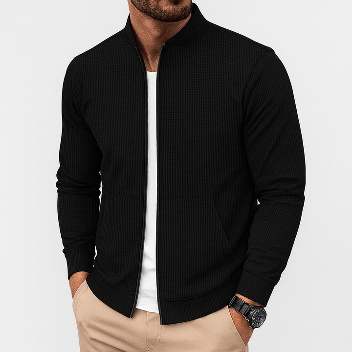 Mens Shirt Jacket with Zipper Closure - BritishMode