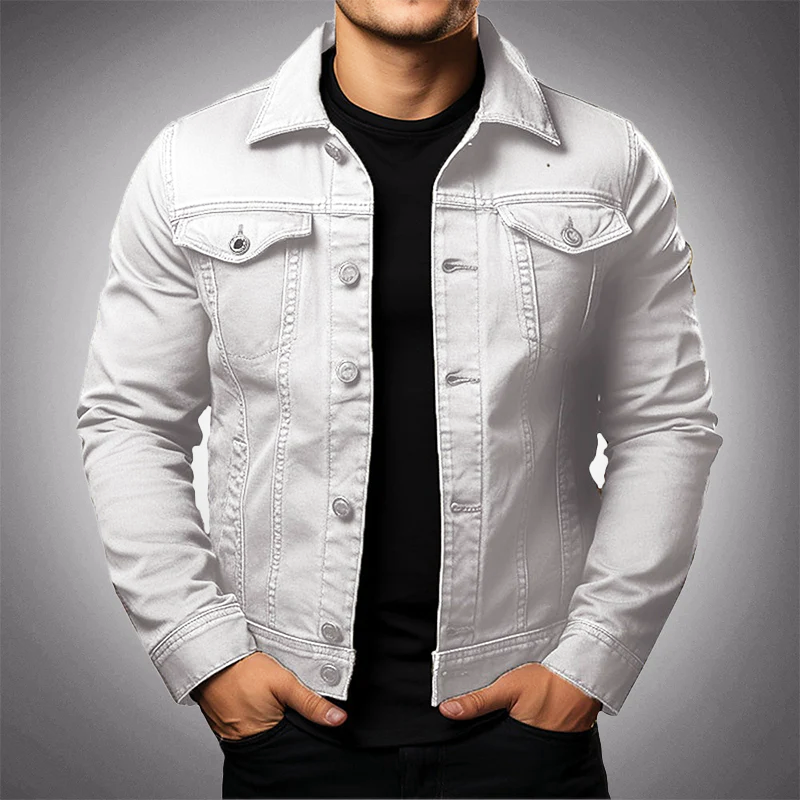 Mens Slim Fit Denim Jacket
