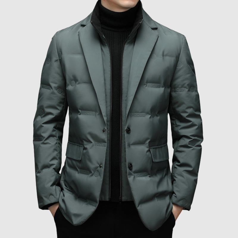 Mens Down Jacket Business Casual Fit